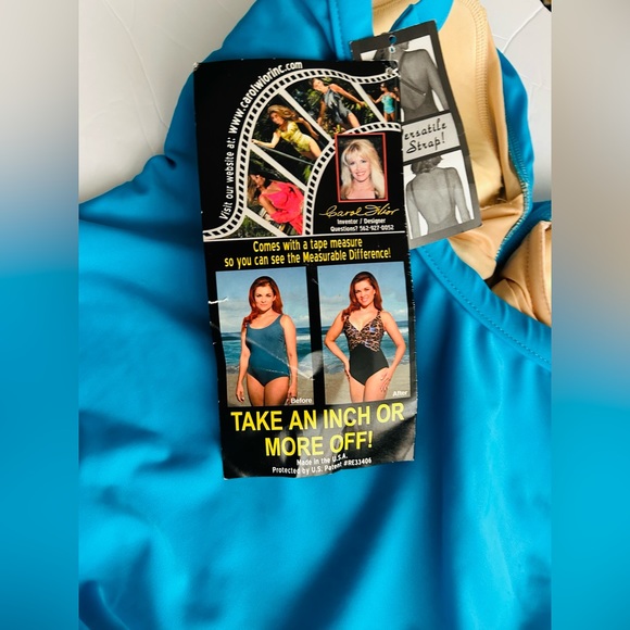 New Carol Wior Slimsuit Designer Collection size  16 made in USA Summer - Picture 11 of 16